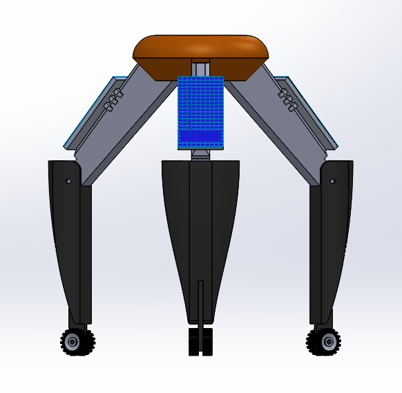 triarm-gantry太阳能三足月球车3D数模图纸 STEP IGS格式
